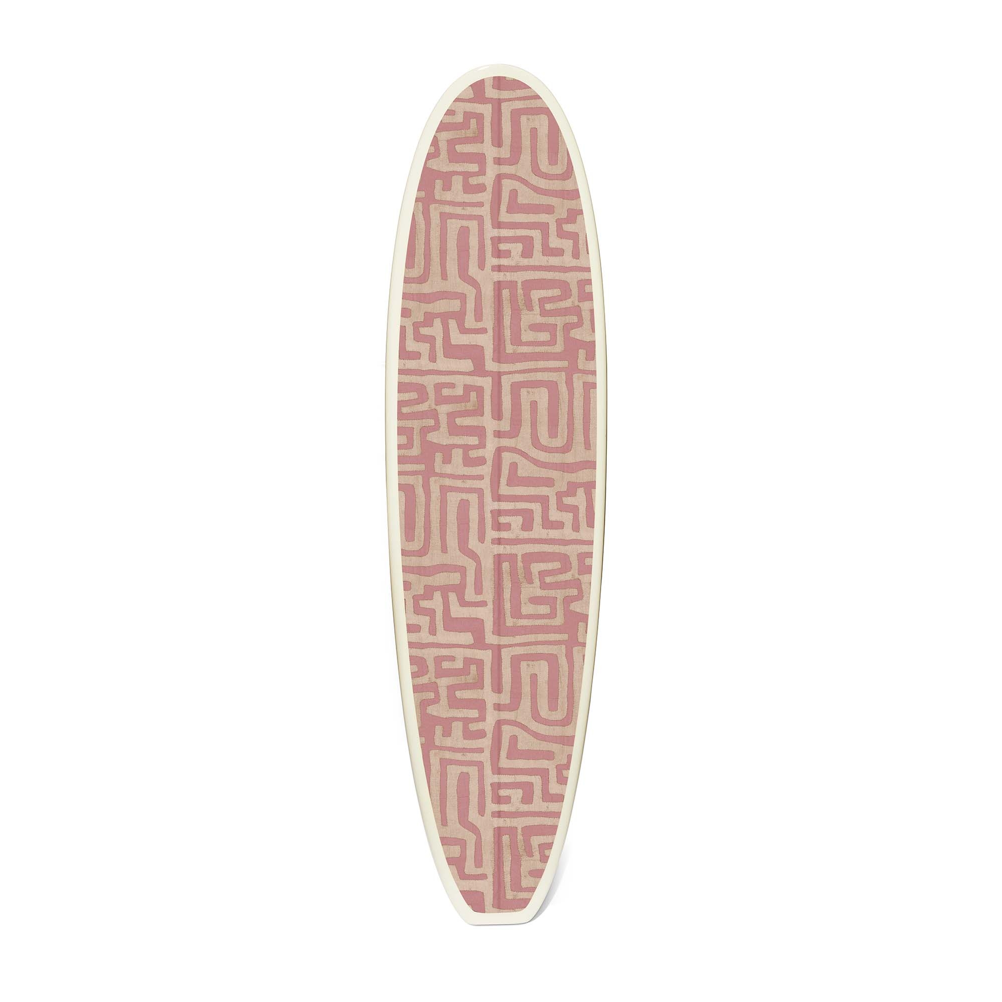 Terracotta Classic Kuba Cloth Surfboard - Image 0