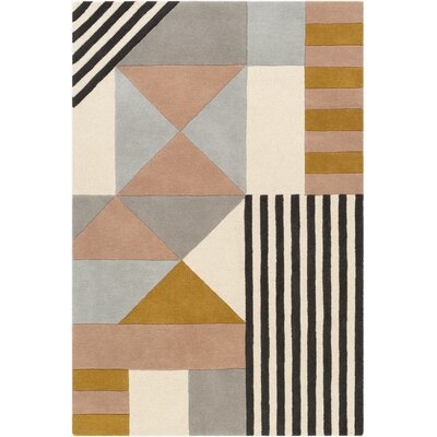Yountville Hand-Tufted Wool Cream/Light Gray/Brown Rug - Image 0