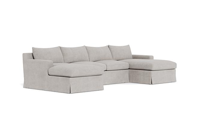Sloan Slipcovered 3-Piece U-Sectional - Image 1