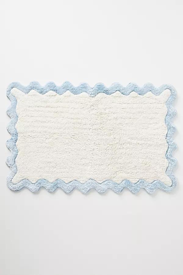 by Anthropologie Scalloped Cotton Bath Mat - Image 0