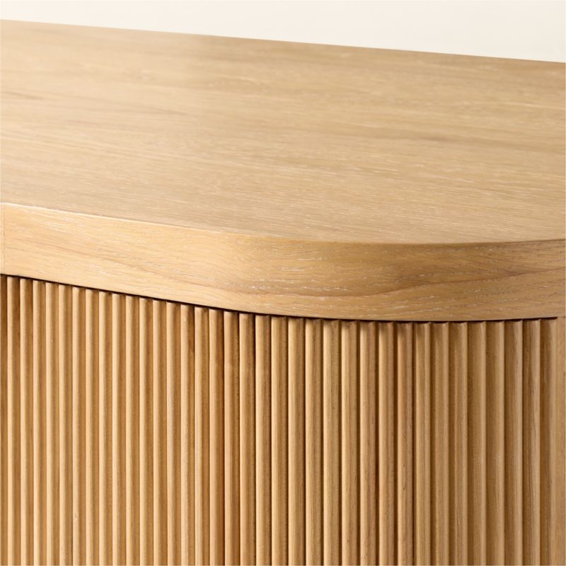 Reid 70" Oval Light Oak Storage Desk - Image 4