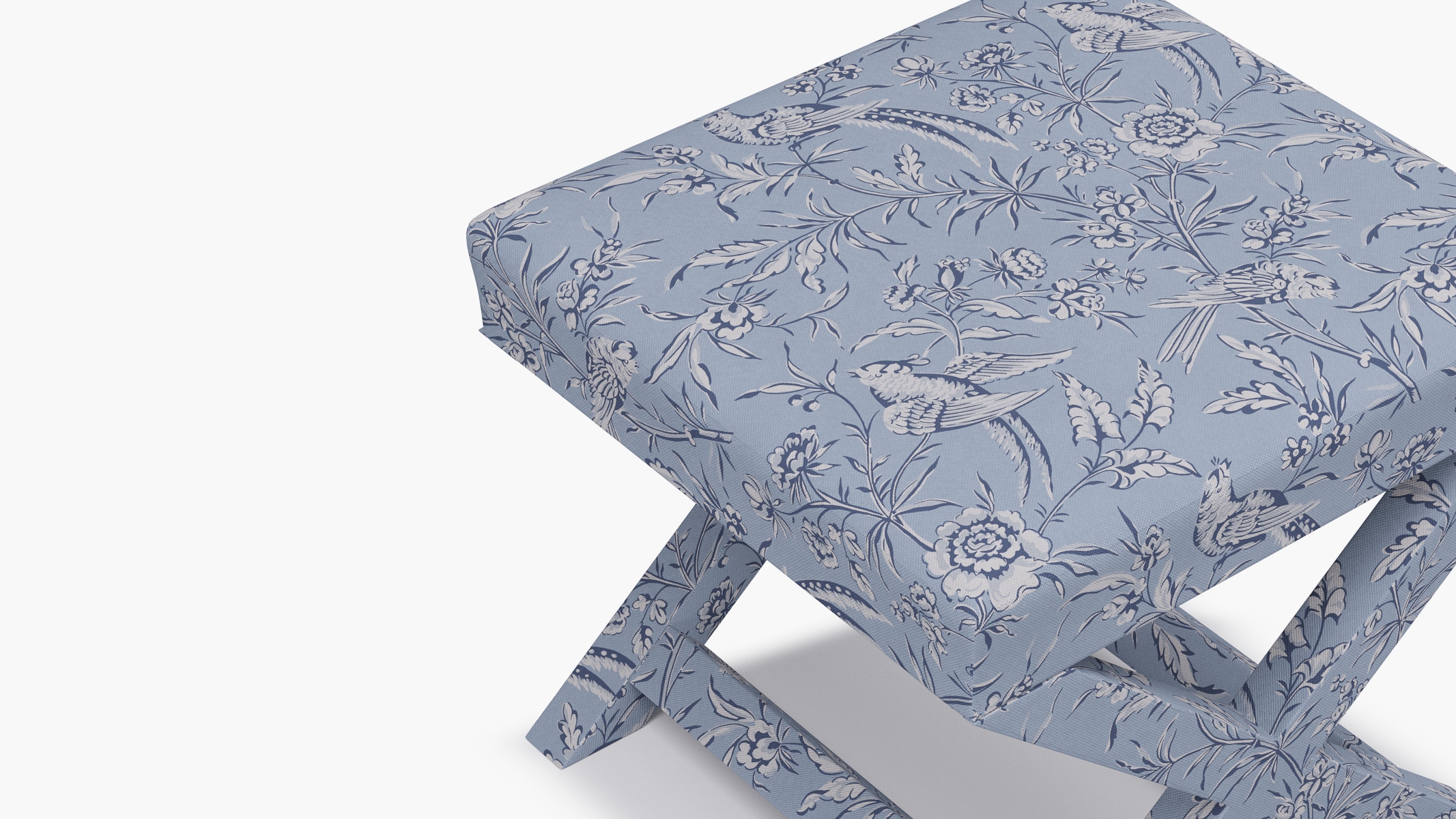 X Bench, Blue Aviary - Image 3