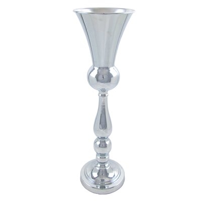Metal Blooming Trumpet Vase - Image 0