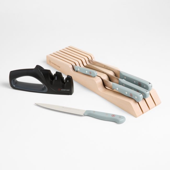 Wusthof ® Gourmet Blue 7-Piece In-Drawer Knife Set - Image 0
