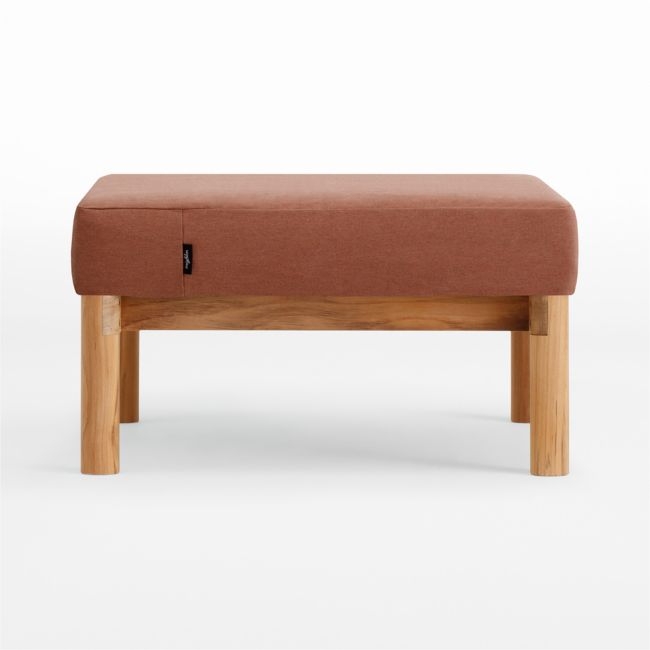 Neighbor ™ Haven Rust Outdoor Ottoman - Image 0