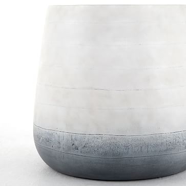 Ingall Round Planter, Ficonstone, Gray Ombre, 17.75"D X 19.75"H - Image 2