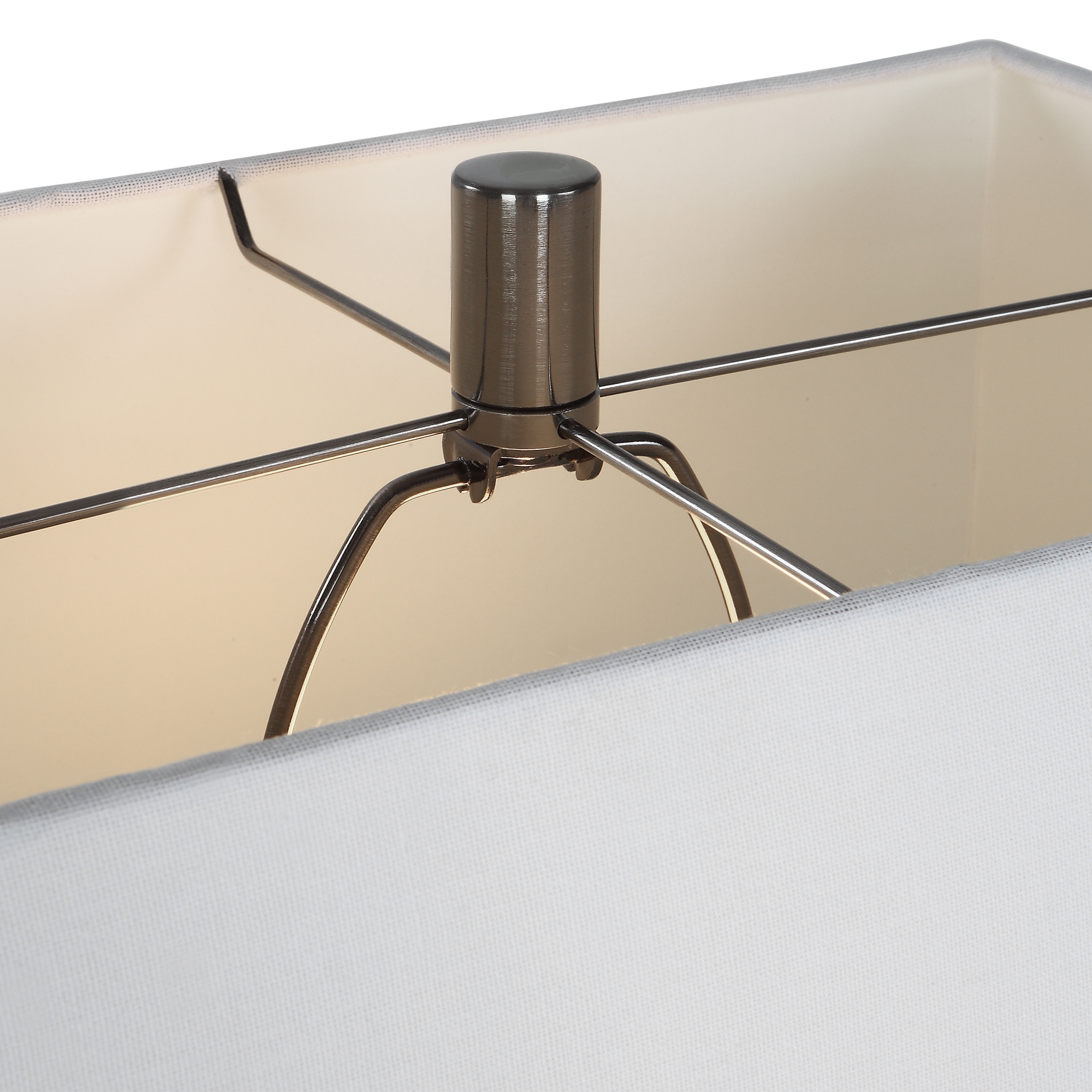 Open Frame Table Lamp, Black, 28" - Image 3