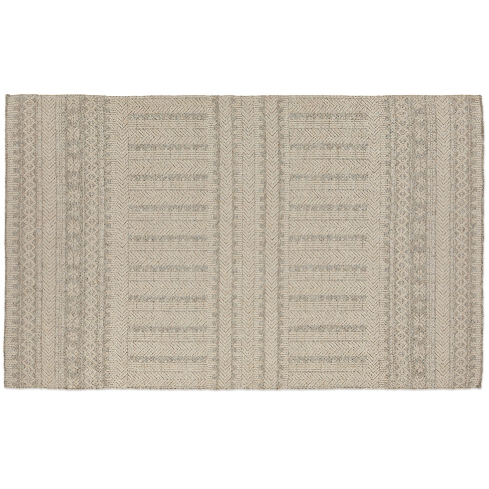 Kiana Indoor/Outdoor Rug 6 x 9 - Beige - Image 0