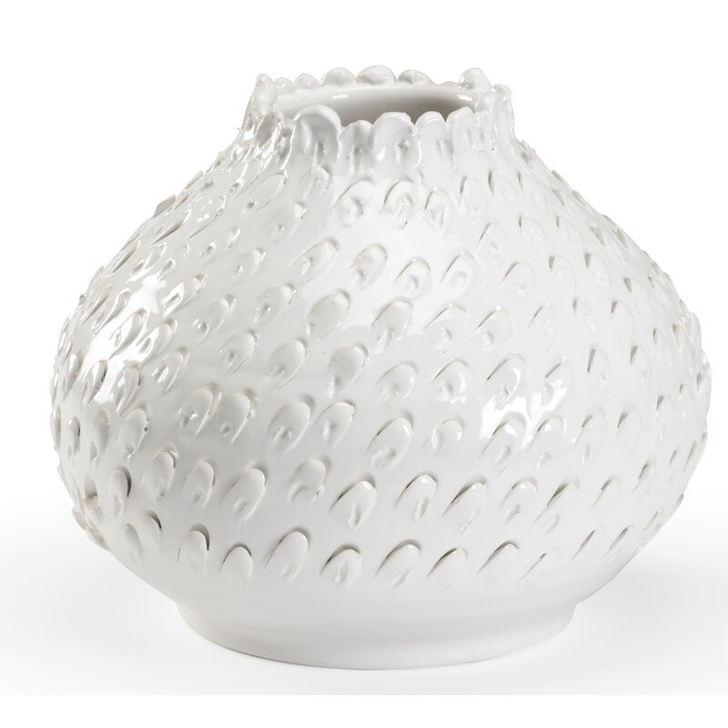 Wildwood Atrani 10"" Ceramic Table Vase - Image 0