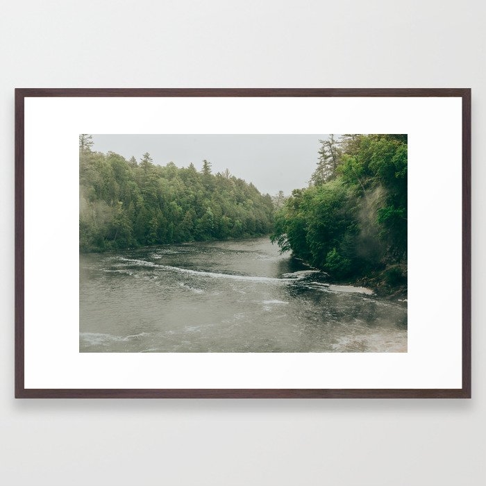 Poetry Of A Northern Forest Framed Art Print by Olivia Joy St Claire X  Modern Photograp - Conservation Walnut - Large 24" x 36"-26x38 - Image 0