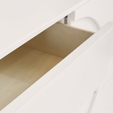 Circle Extra Wide Changing Table, White, WE Kids - Image 2