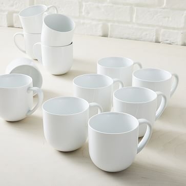 White Porcelain Bowls Caterer's Set, Set of 12 - Image 2