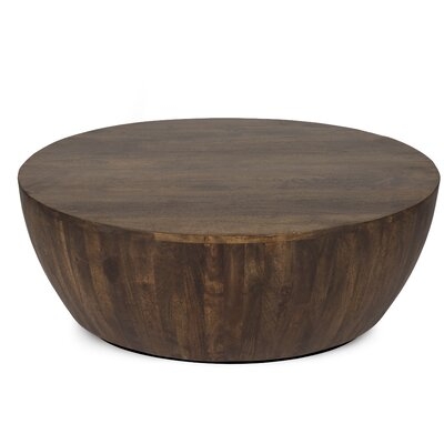Vivienne Solid Wood Drum Coffee Table - Image 0