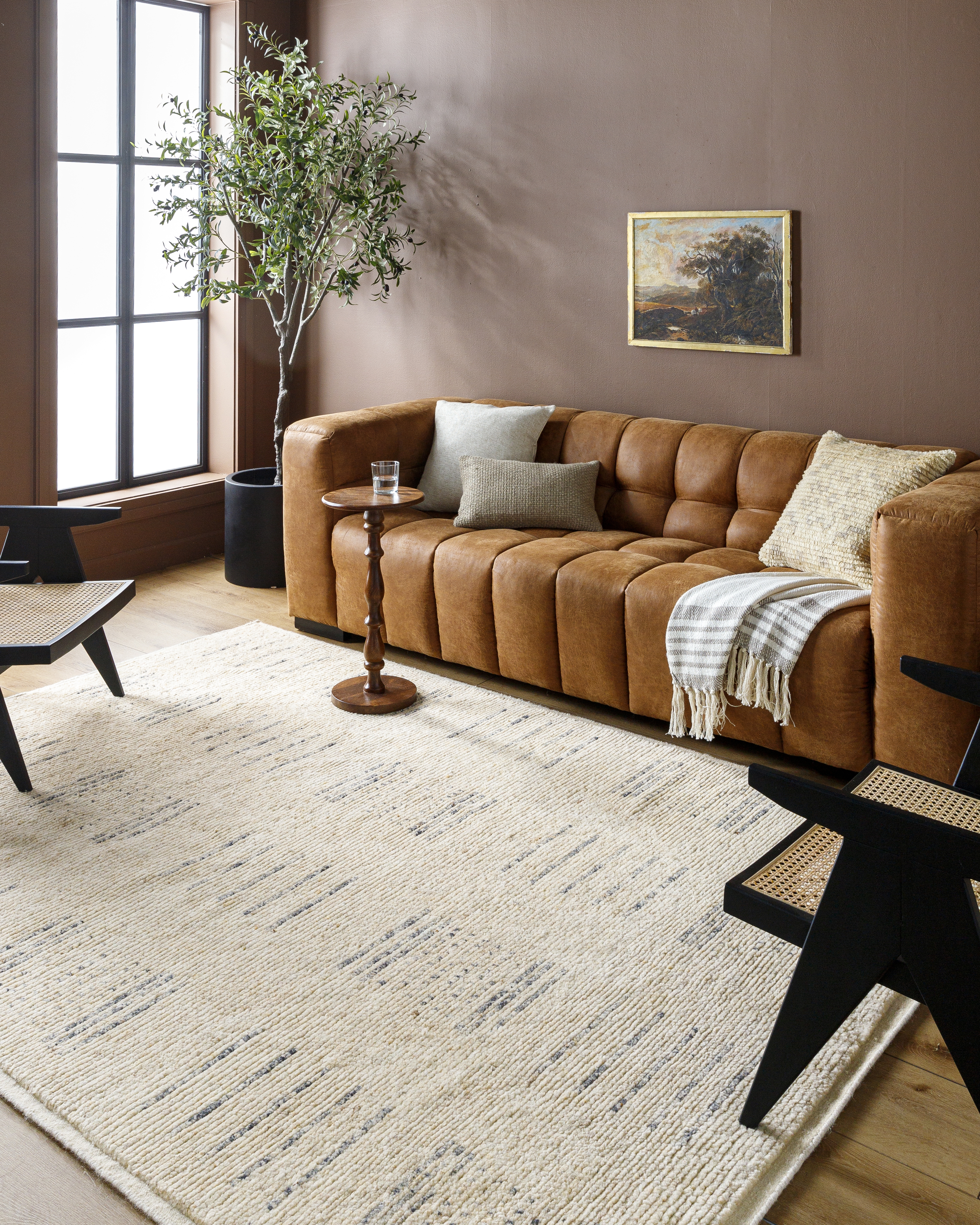 Davey Beige Indoor 10' x 14' Handmade Rug - Image 1