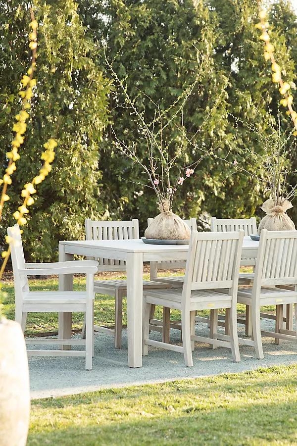 Vista Slatted Teak Dining Table - Image 0