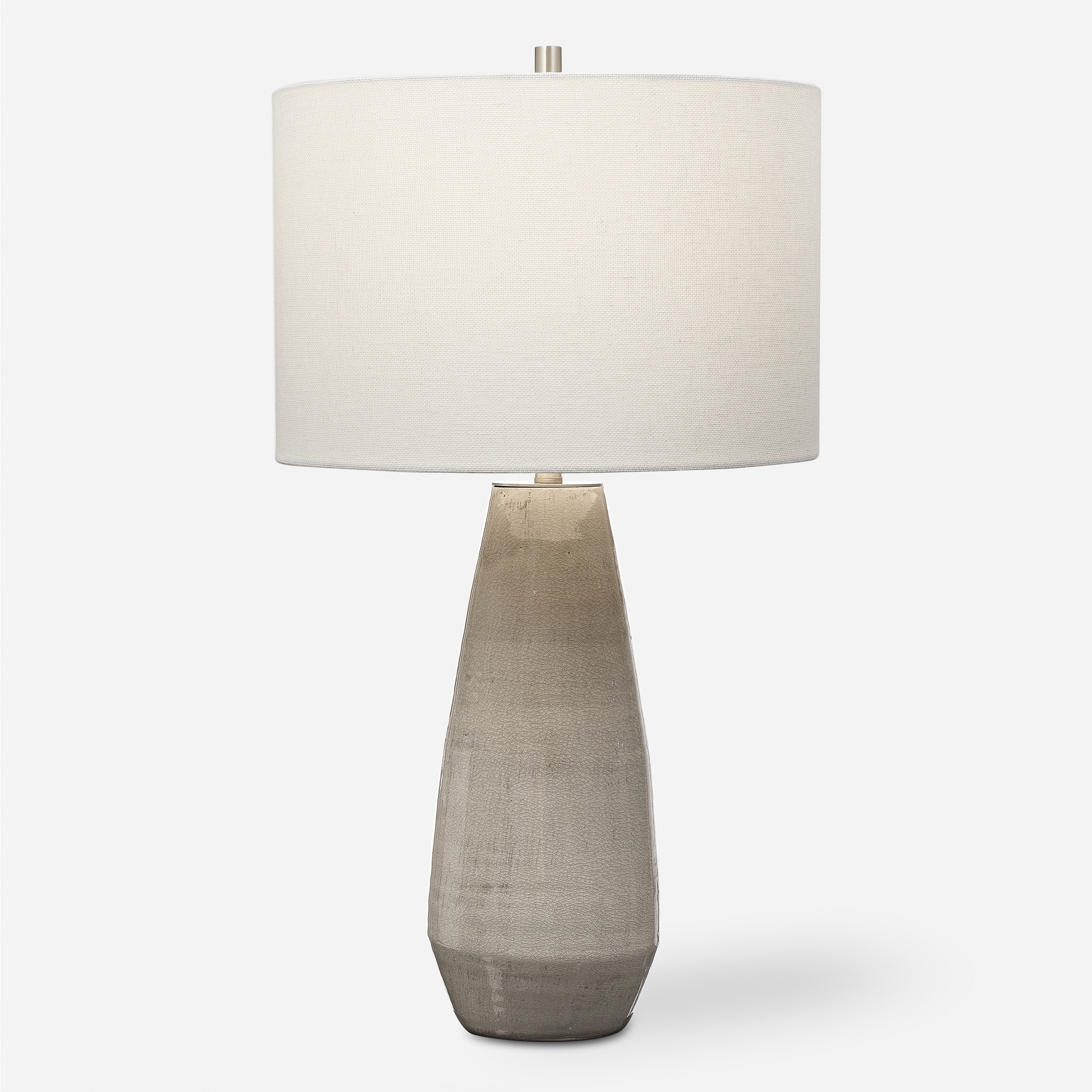 Volterra Taupe-Gray Table Lamp - Image 0