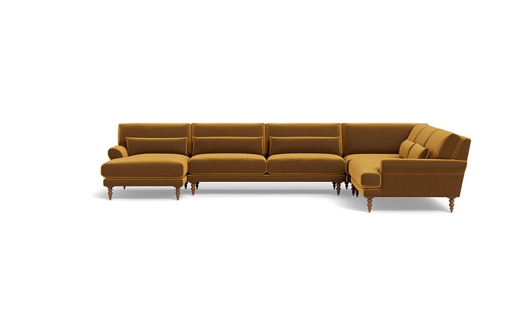 Maxwell 4-Piece Corner Sectional Sofa with Left Chaise by Apartment Therapy - Image 0
