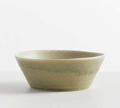 Larkin Reactive Glaze Stoneware Cereal Bowls, Set of 4 - Shell White - Image 1
