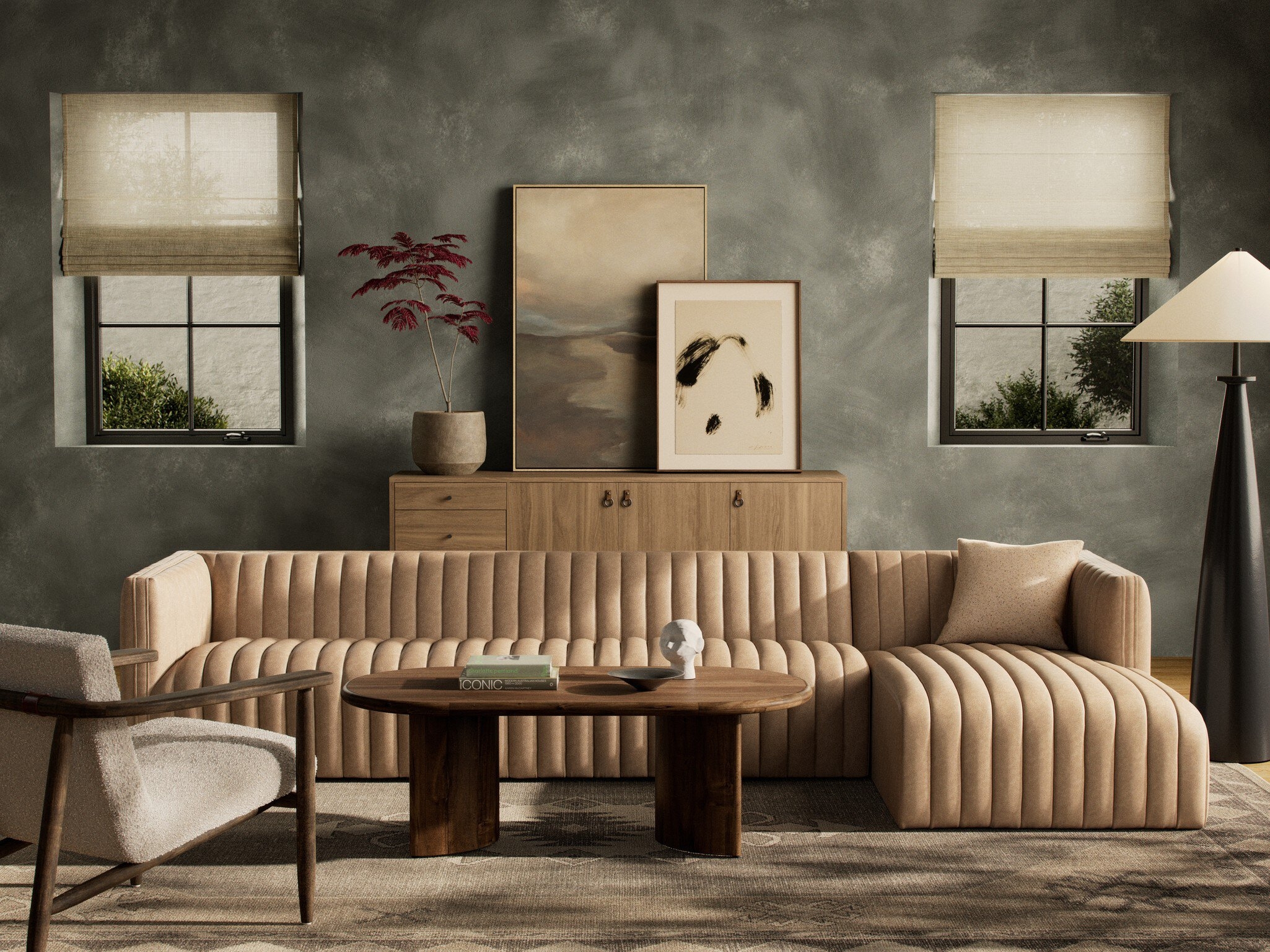 Augustine 2-Piece Sectional - Palermo Drift - Image 3