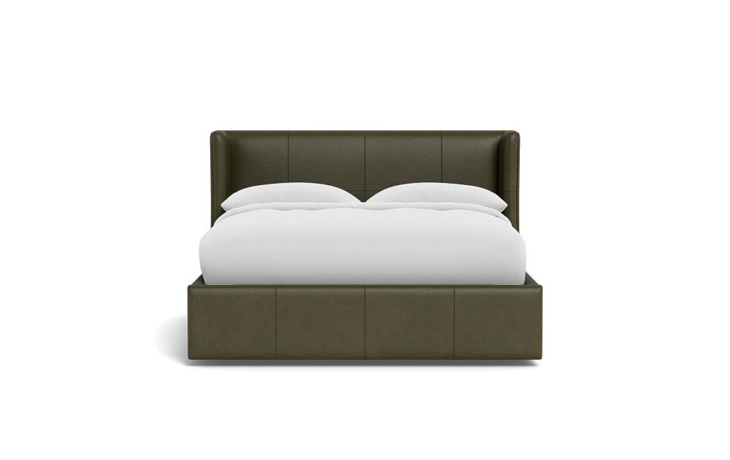 Graham Leather Upholstered Bed with Storage Option - Image 0