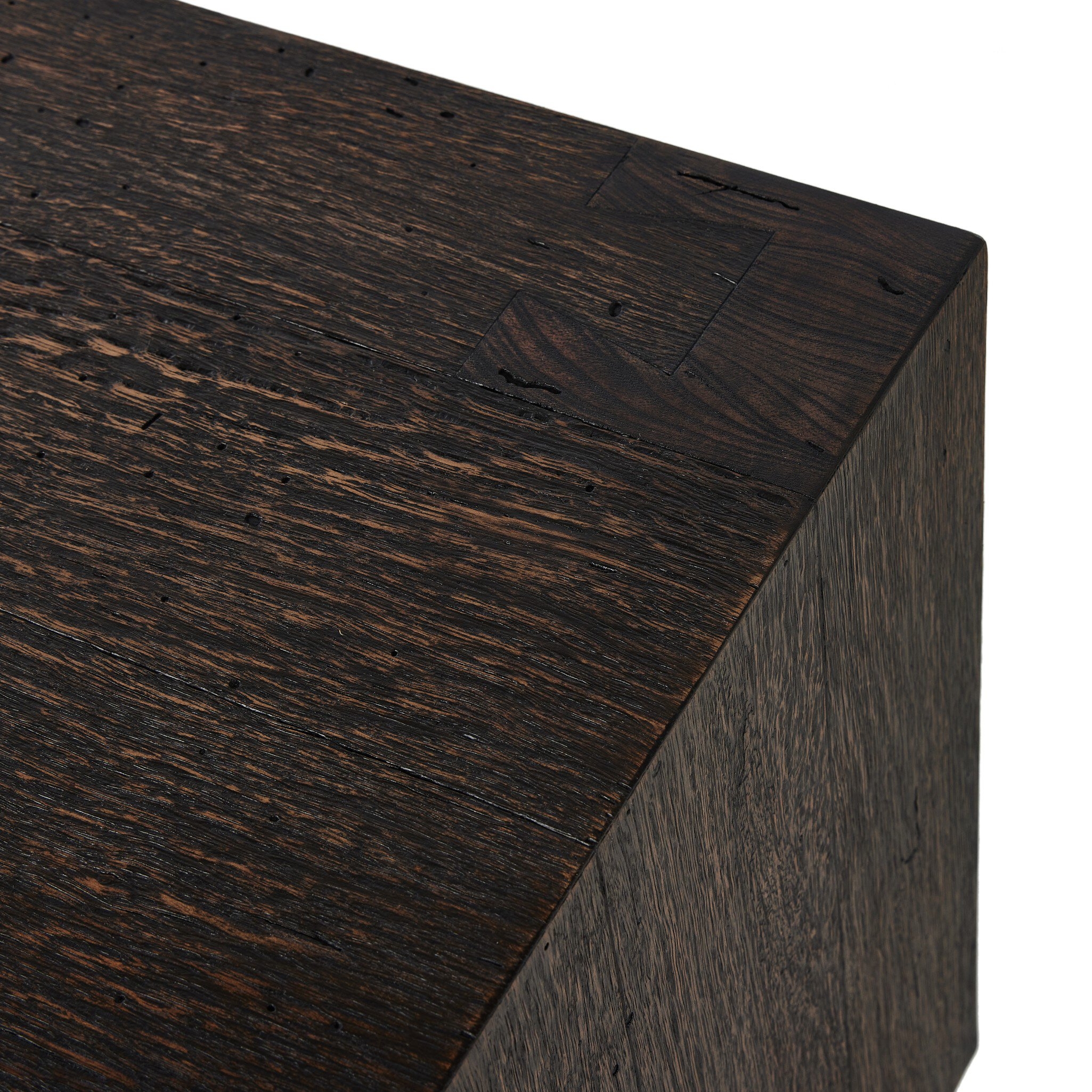 Abaso Nightstand - Ebony Rustic Wormwood Oak - Image 13