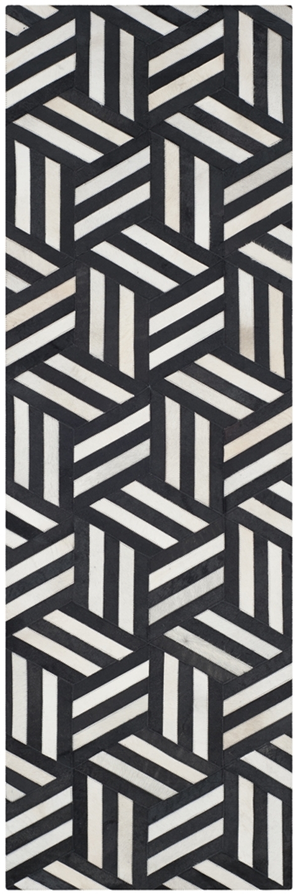 Safavieh Hand Woven Area Rug, STL219A, Ivory/Black, 2'-3" X 9' - Image 0