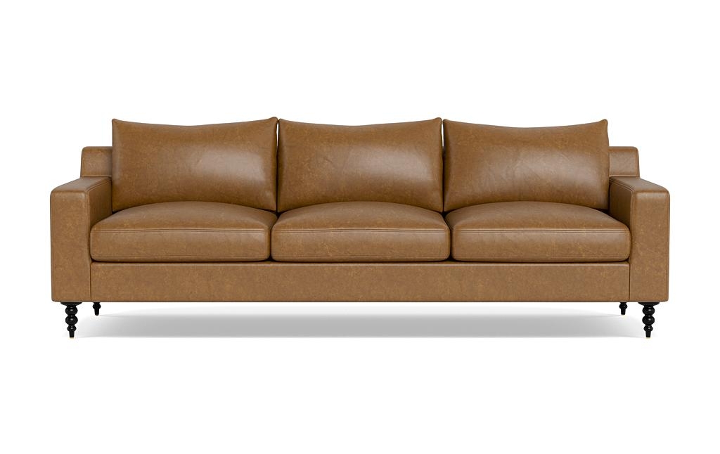 Sloan 3-Seat Leather Sofa - Image 0