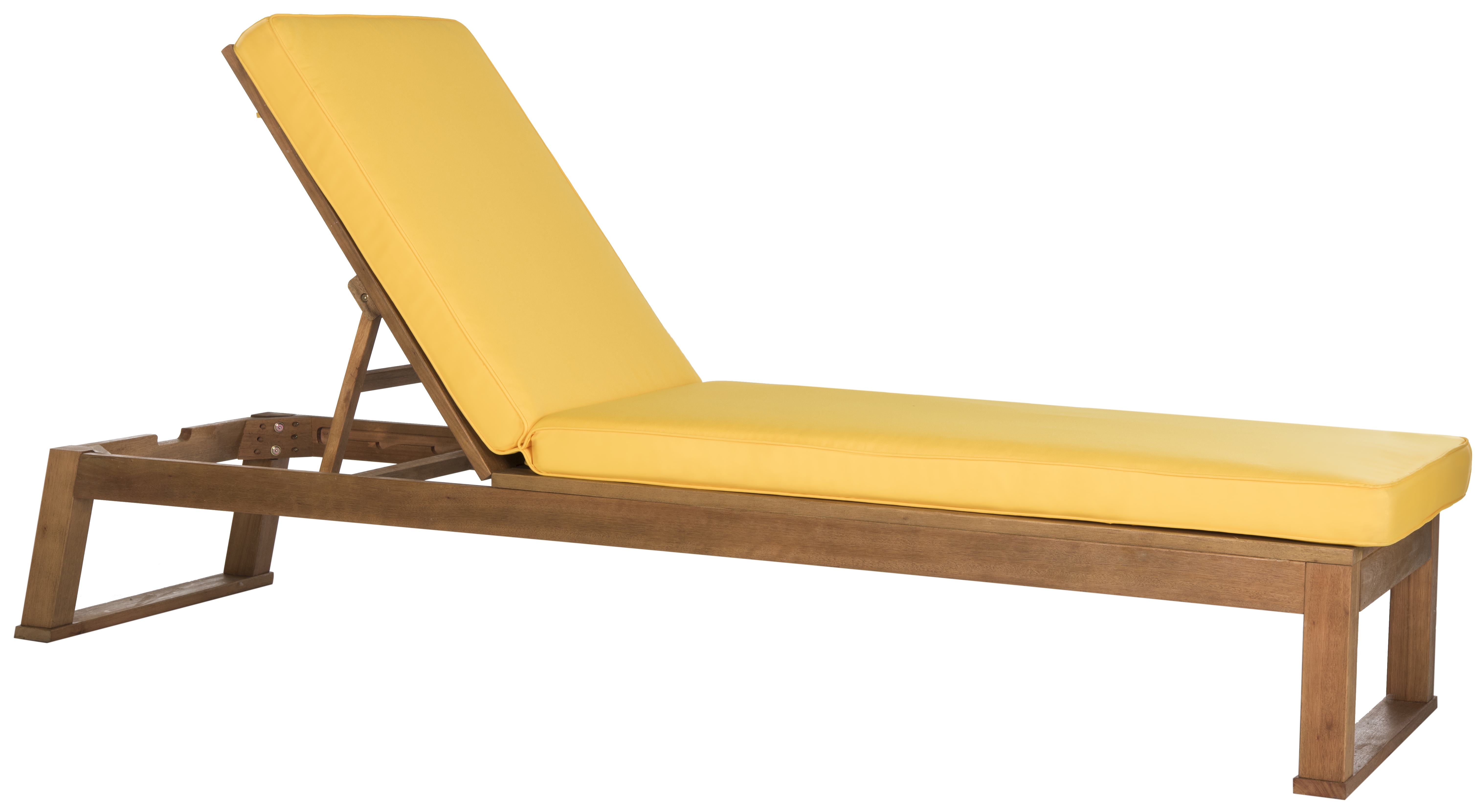 Solano Sunlounger - Natural/Yellow - Safavieh - Image 1