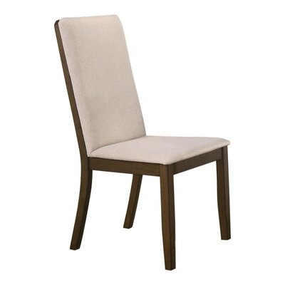 Aalyan Fabric Upholstered Side Chair in Beige - Image 0