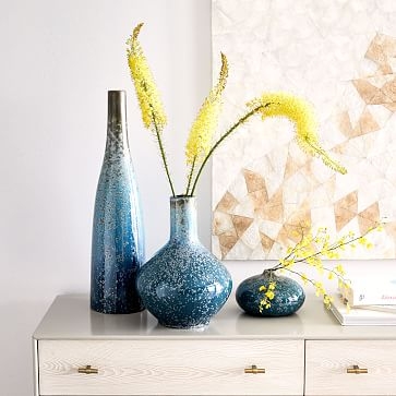 Reactive Glaze Vase, Ocean, Small - Image 3
