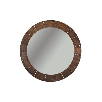 Riveted Hand Hammered Accent Mirror - Image 0