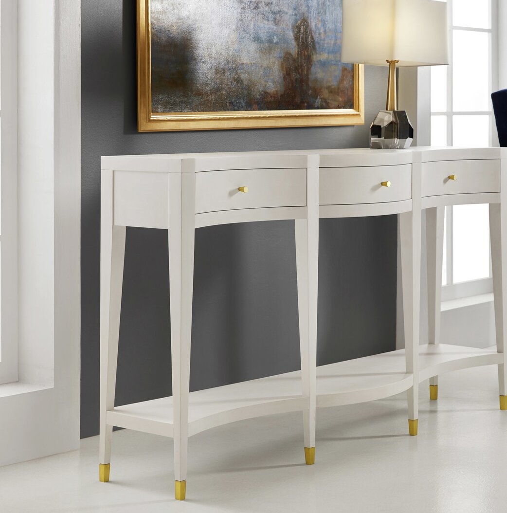Modern History Home Serpentine 62"" Console Table - Image 0