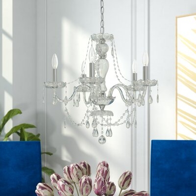 Swavar 5 - Light Candle Style Classic / Traditional Chandelier - Image 0