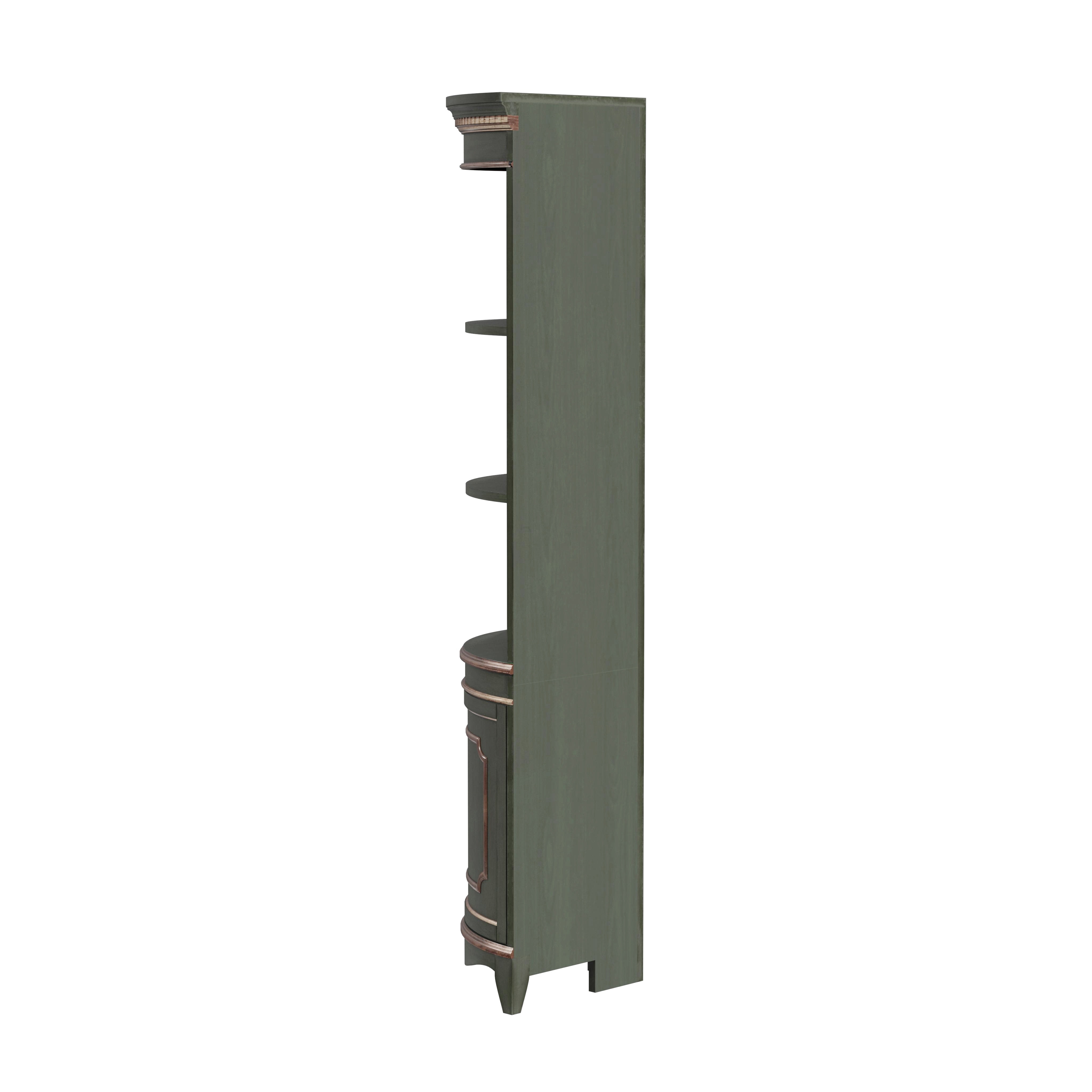 Dowling Royal Pastel Green Corner Cabinet - Image 1