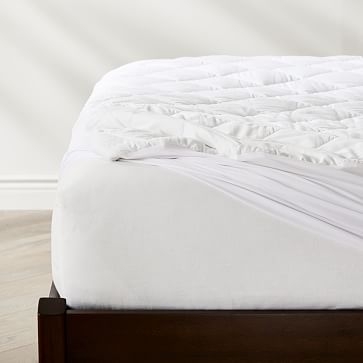 Total Protector Mattress Pad, Full, White - Image 1