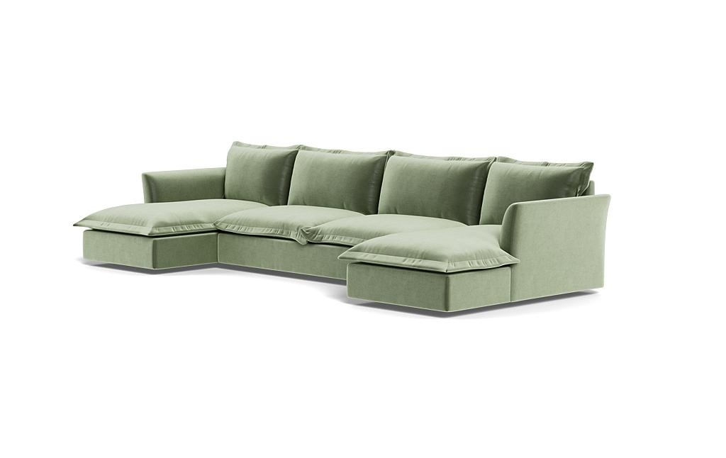 Skylar 3 Piece (4 Seat) U Chaise Sectional - Image 2