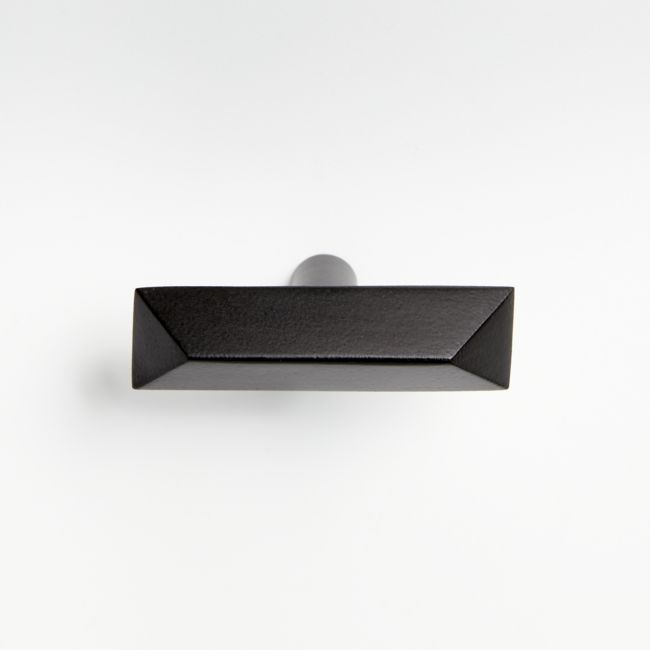 Matte Black Triangle Knob - Image 0
