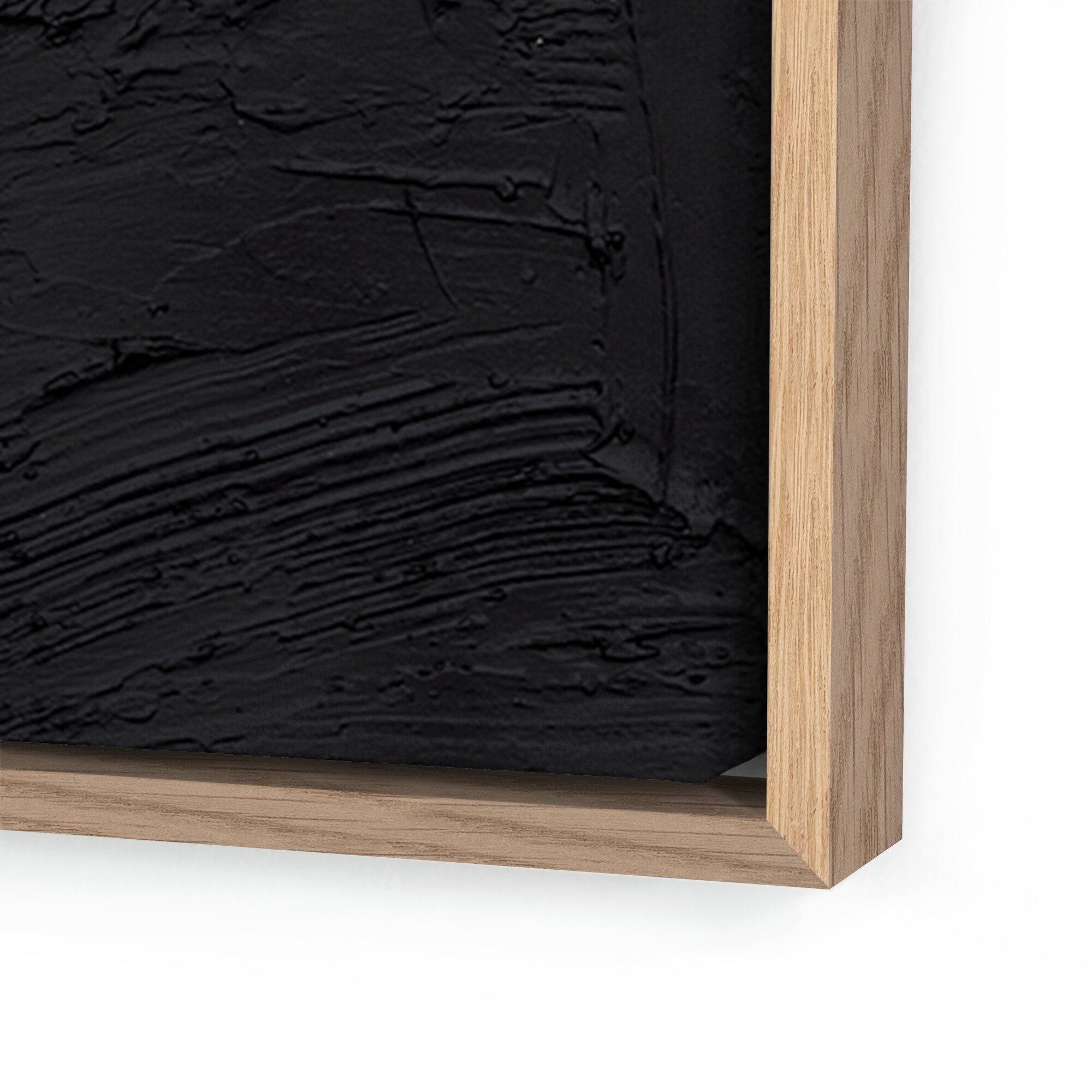 Wherever You Go, That's Where I Am No. 1 - Vertical Grain White Oak Floater - Image 1