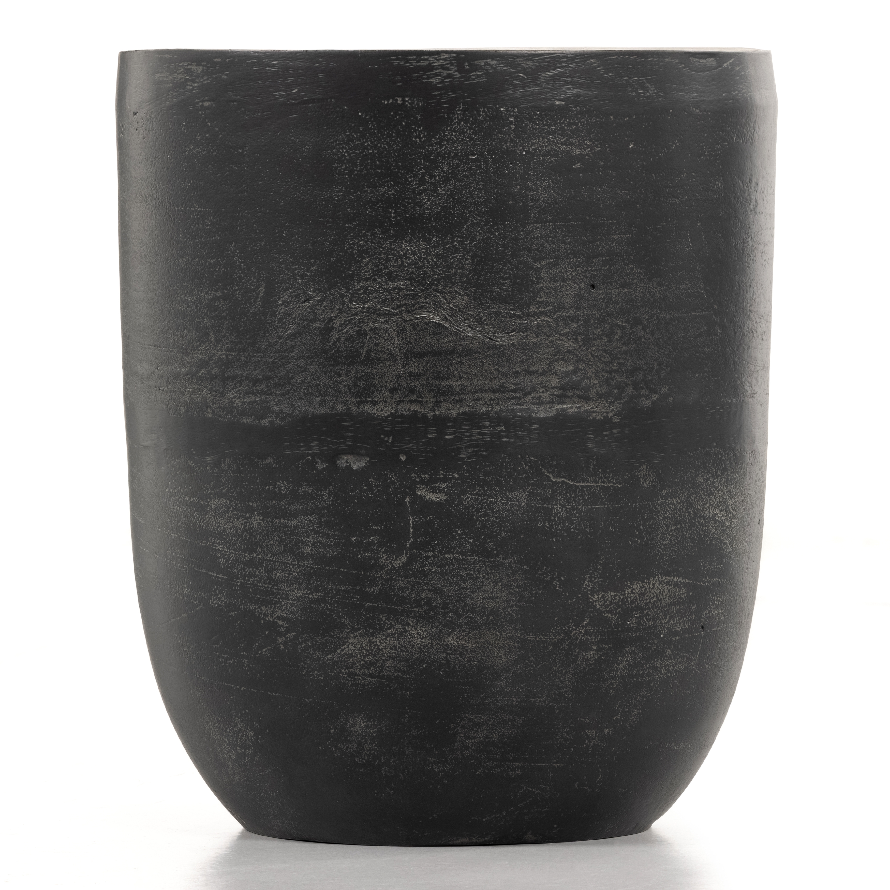 Basil Outdoor Drink Table - Aged Grey - Image 1