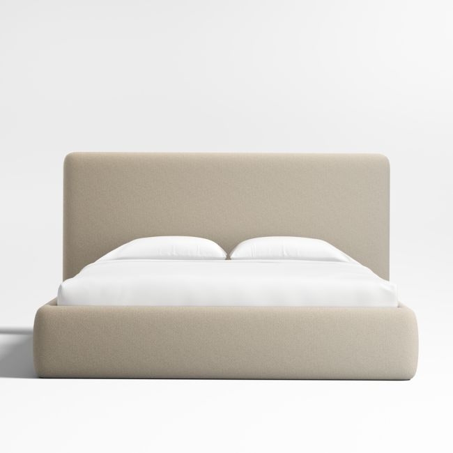 Anneli Taupe Upholstered California King Bed - Image 0