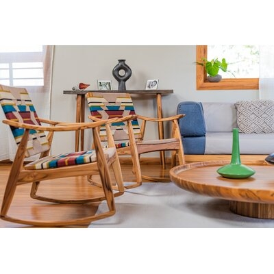 Izapa Rocking Chair Mesoamerica Pattern - Image 1