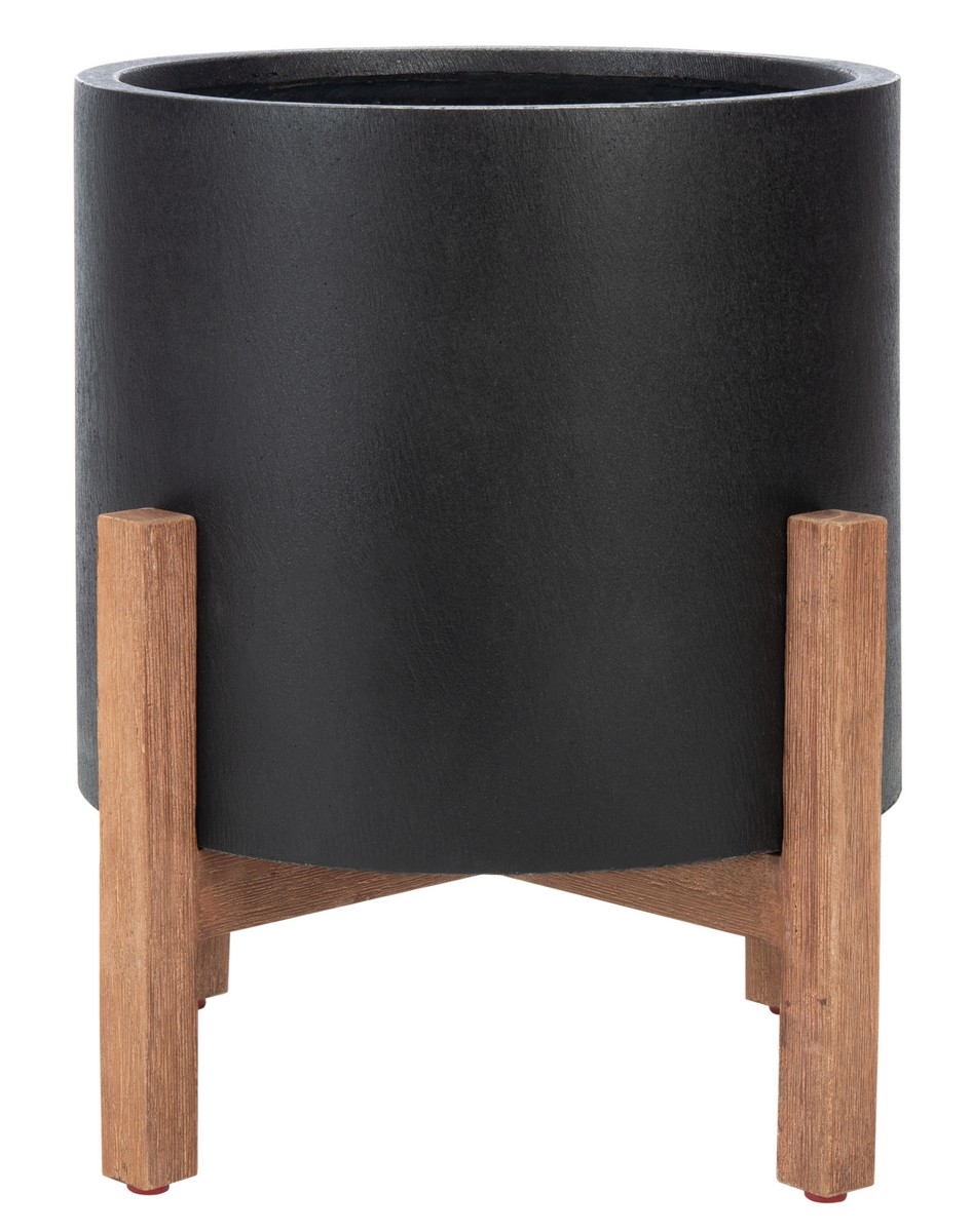Jesper Planter - Black - Safavieh - Image 5