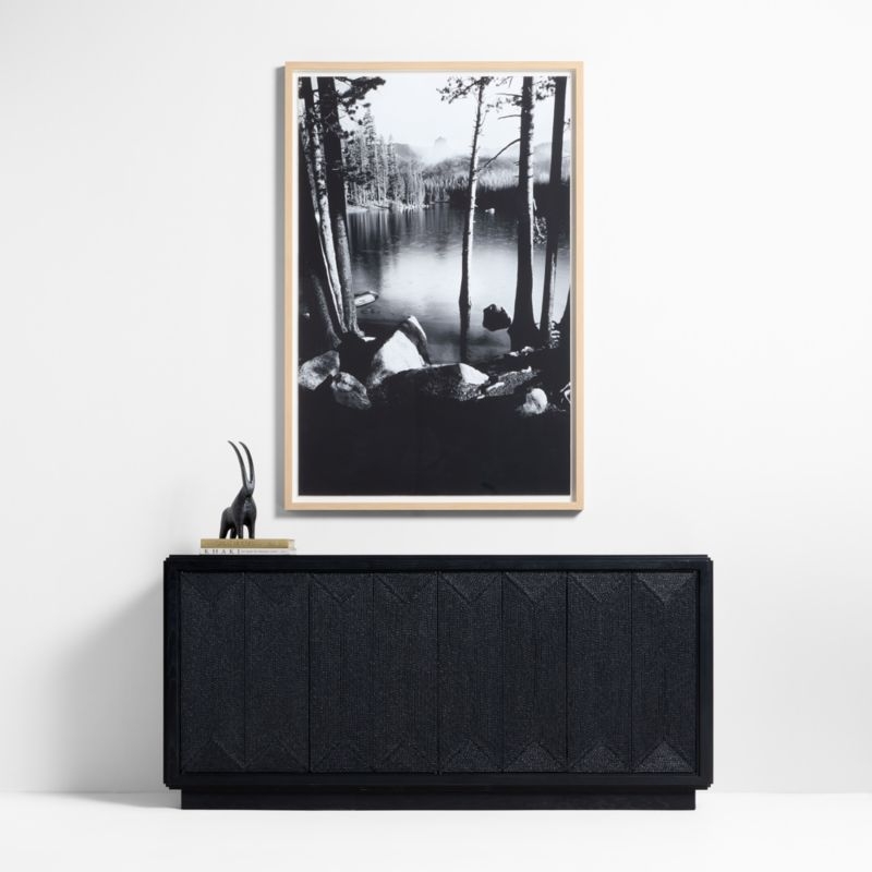 "Sierra Nevada Lake" by Jennifer MaHarry 40"x60" Framed Photography Print - Image 1