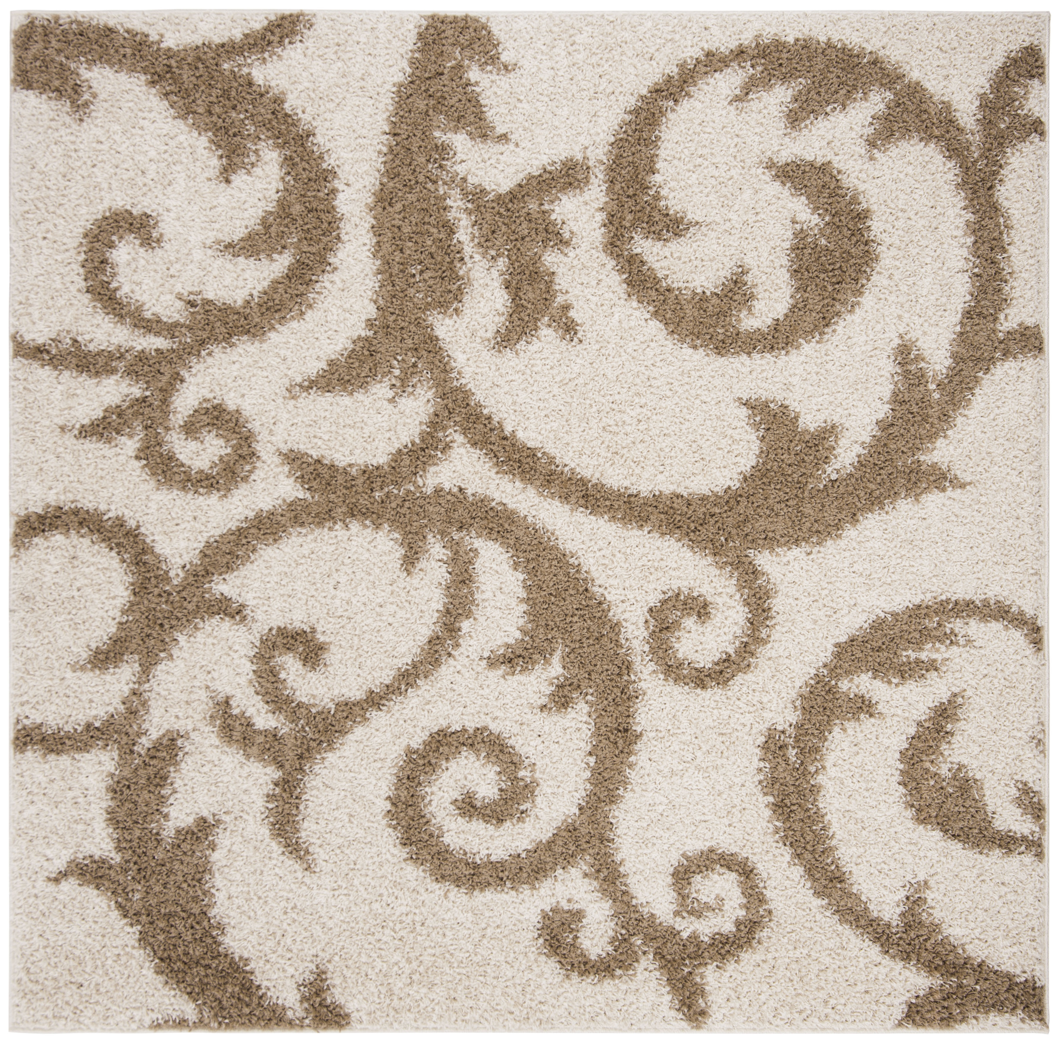 Arlo Home Woven Area Rug, SG167H, Ivory/Beige,  6' 7" X 6' 7" Square - Image 0