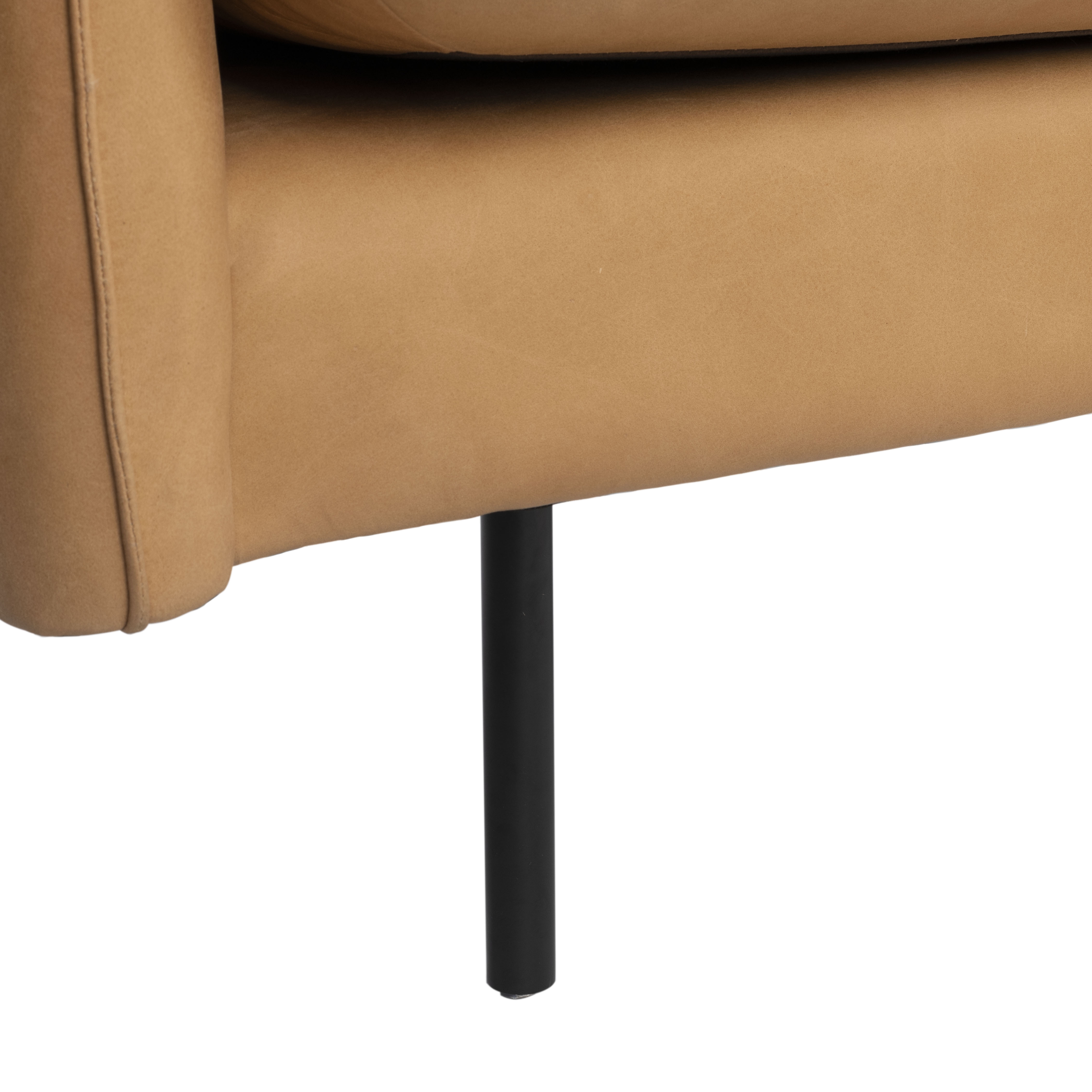 Gerlaich Italian Leather Sofa, Tan - Image 2