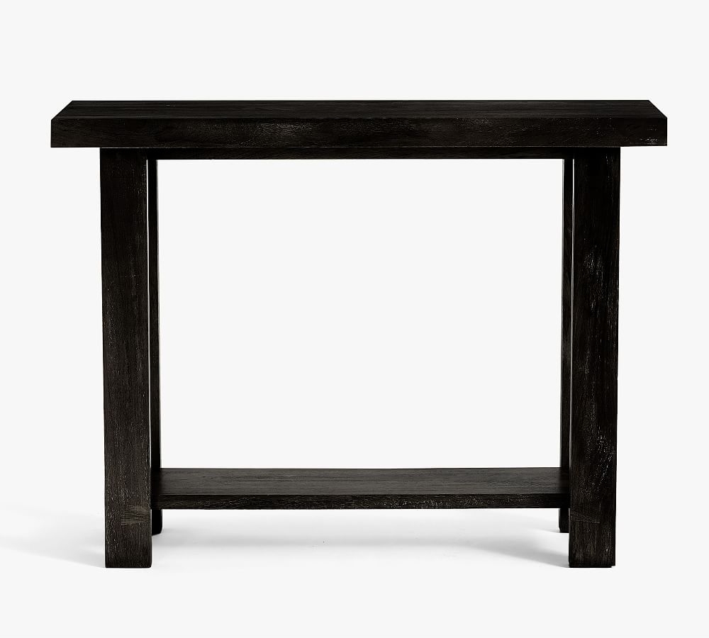 Reed Console Table, Warm Black - Image 0