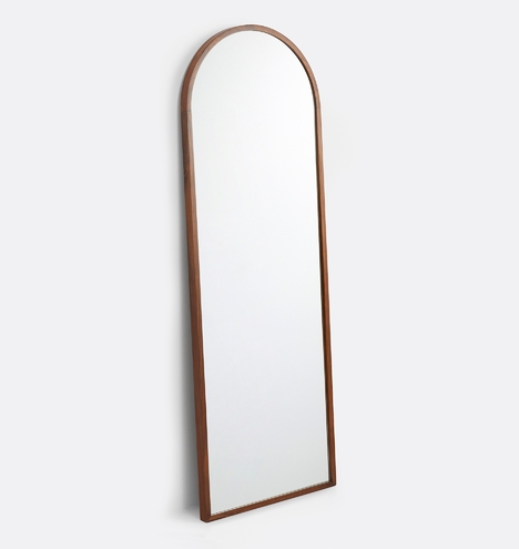 Bentwood Arched Floor Mirror - Image 0