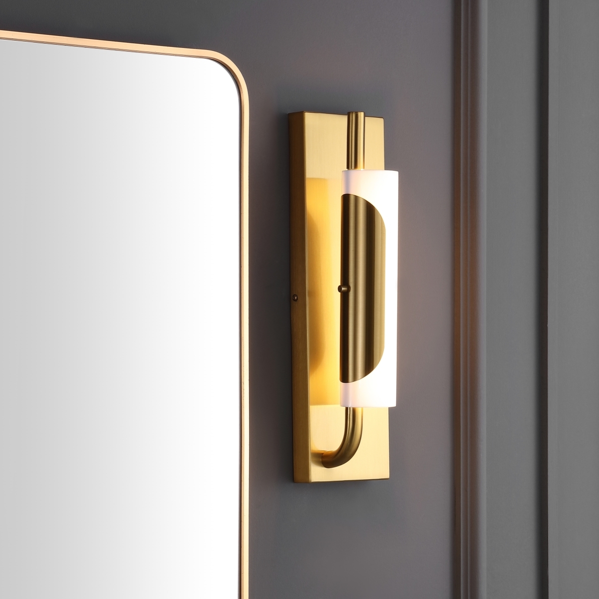 Momo Led Lt 4.5" Wall Sconce - Brass - Image 4