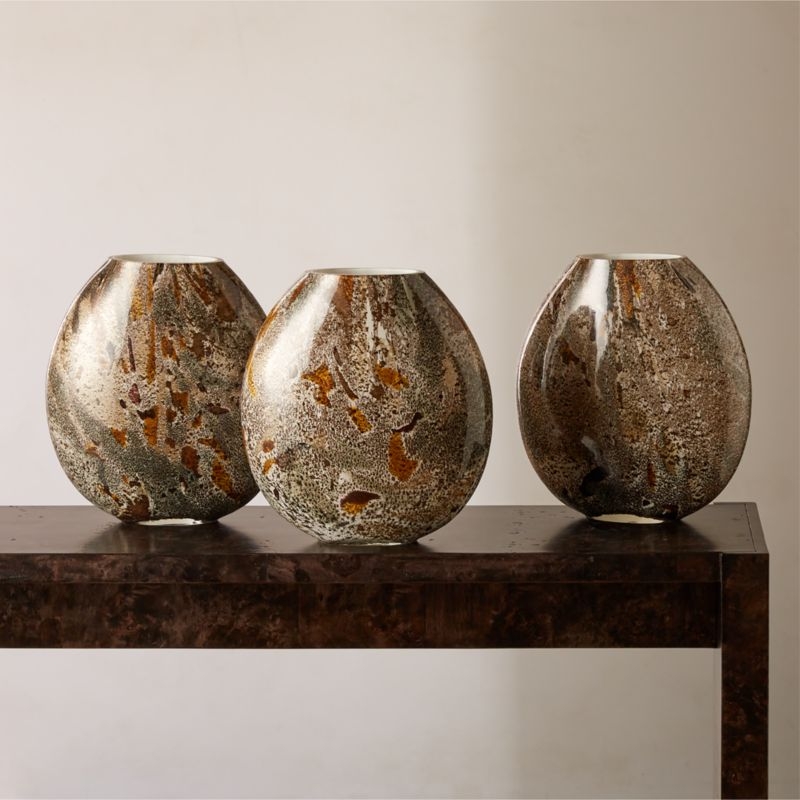 Alborz Brown Glass Vase - Image 3