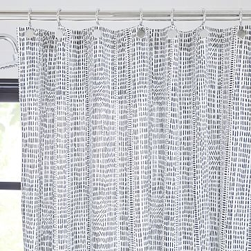 Bomu Shower Curtain, Stone Gray, 72"x74" - Image 2